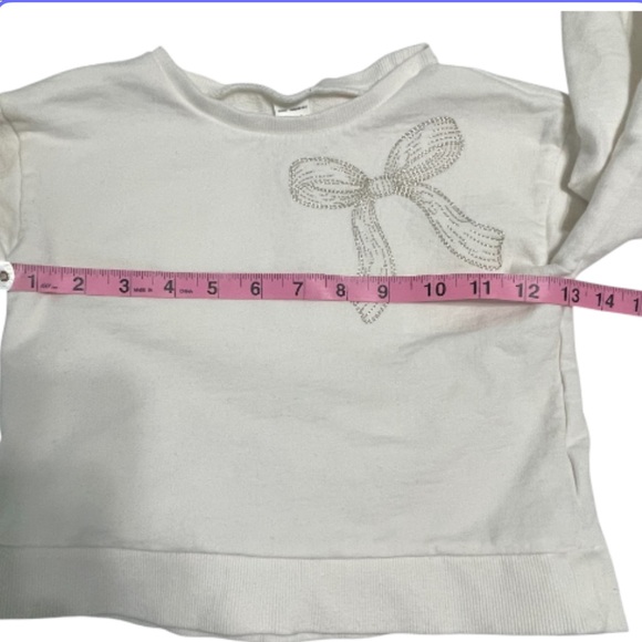 Carter’s Girls  White and Black Bow-Patterned Skirt and Sweatshirt Set - Picture 7 of 12